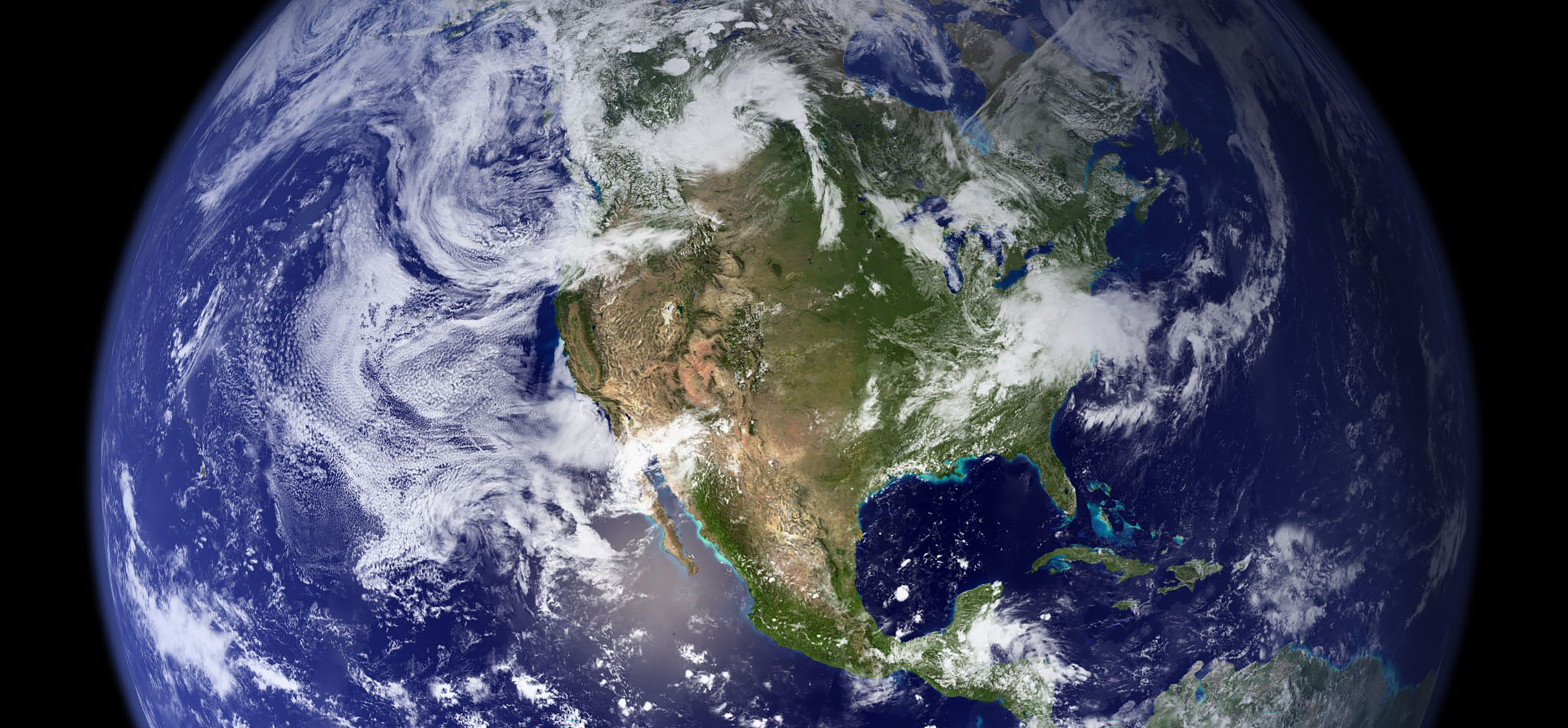 Earth as seen from space.