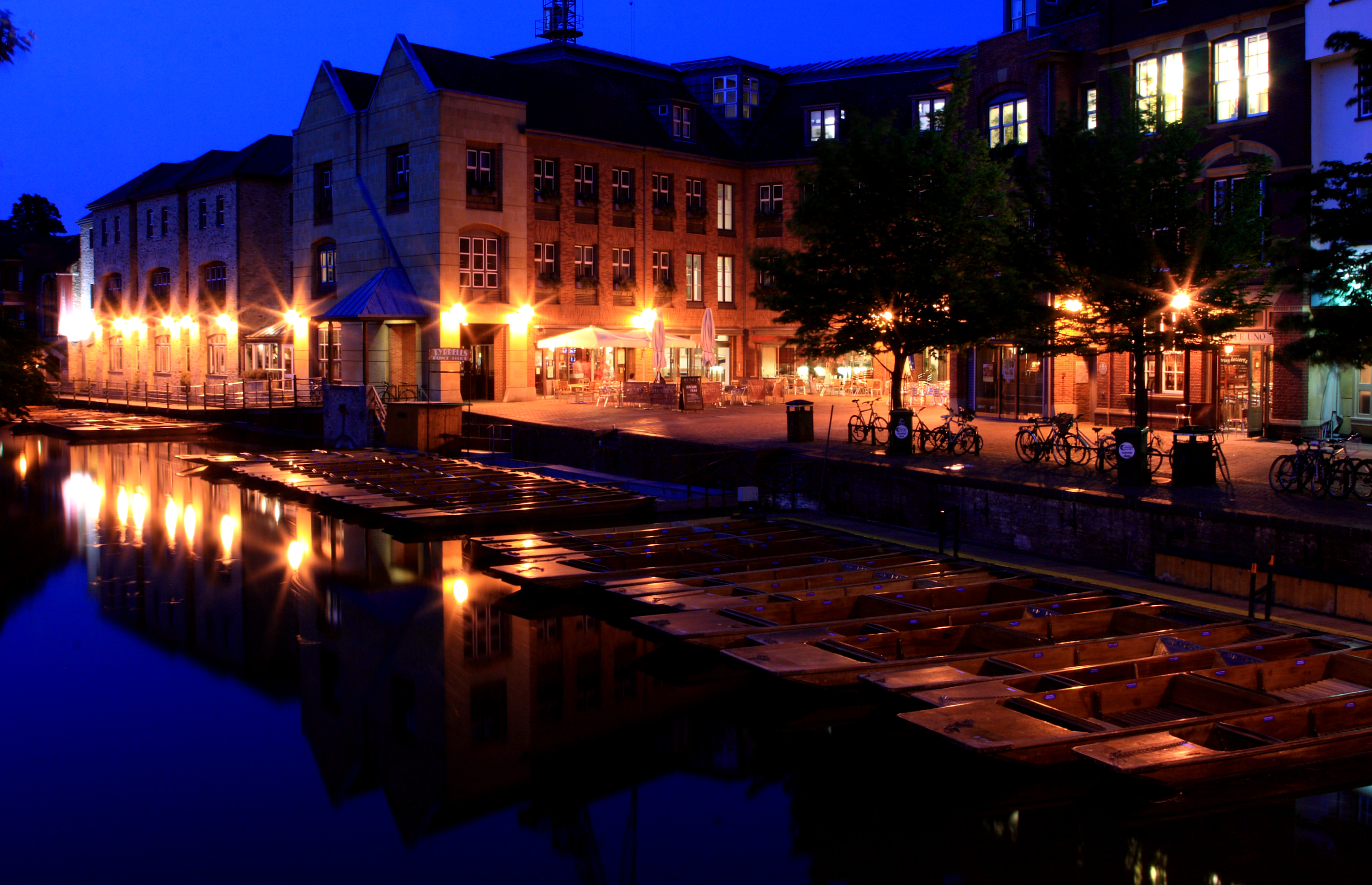Quayside at night