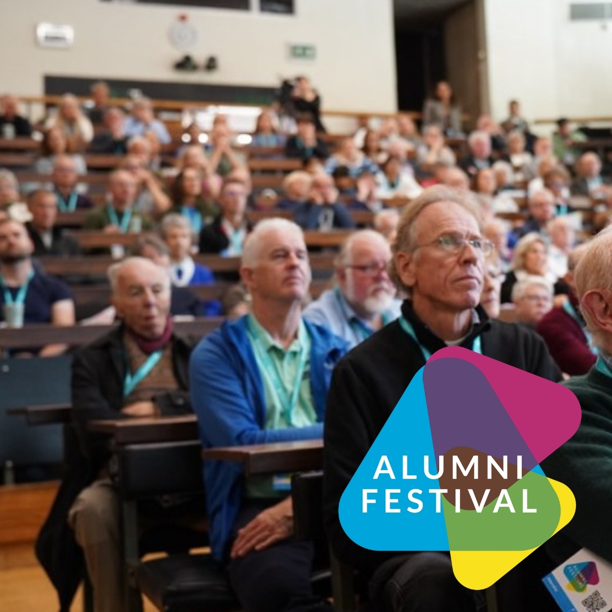 A full lecture theatre