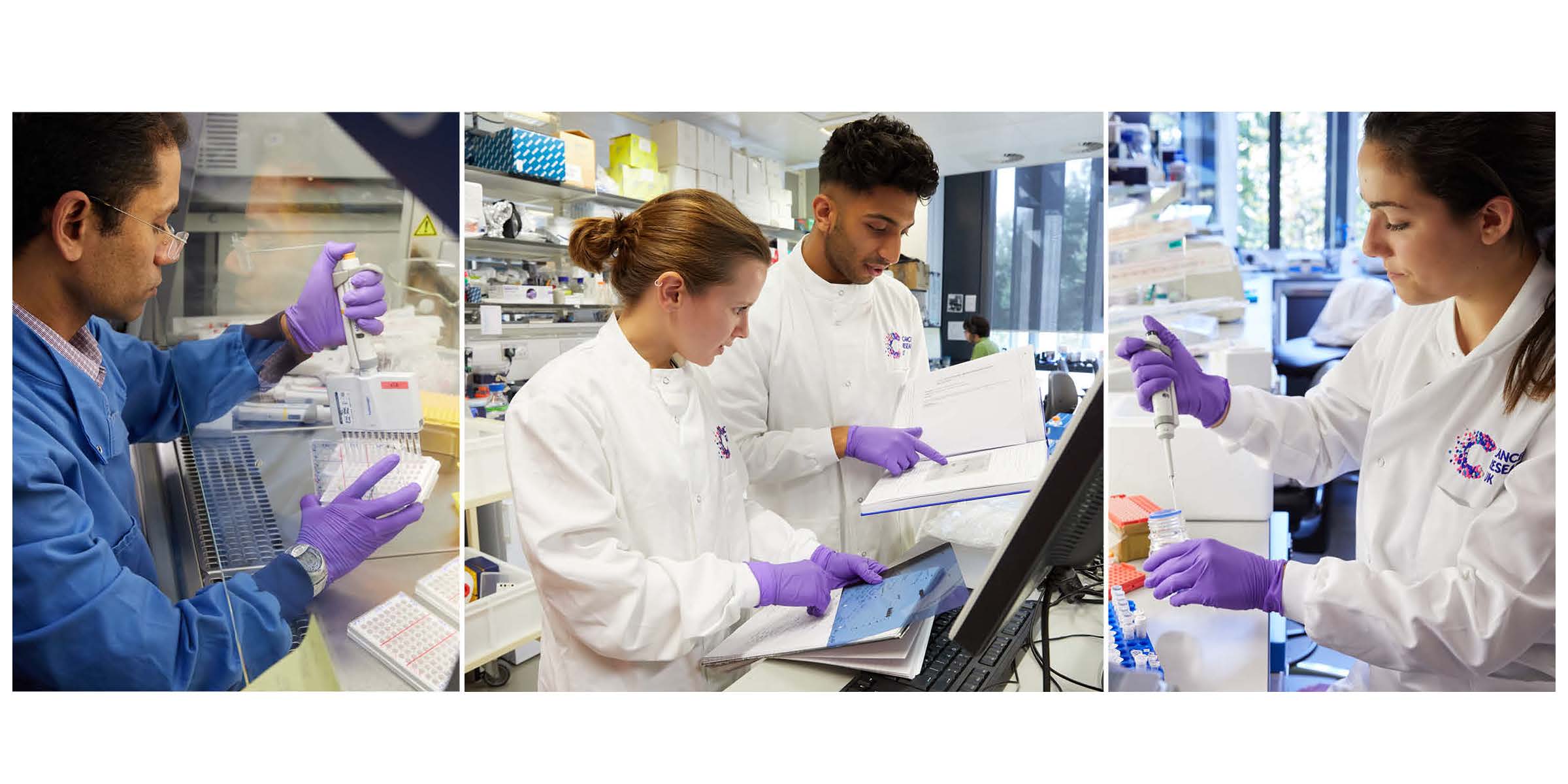 Scientists working