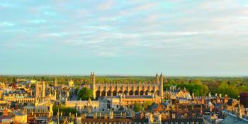 Cambridge overlooking Kings college