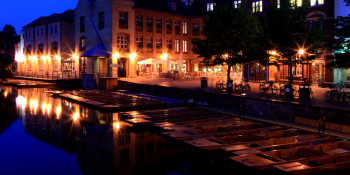 Quayside at night