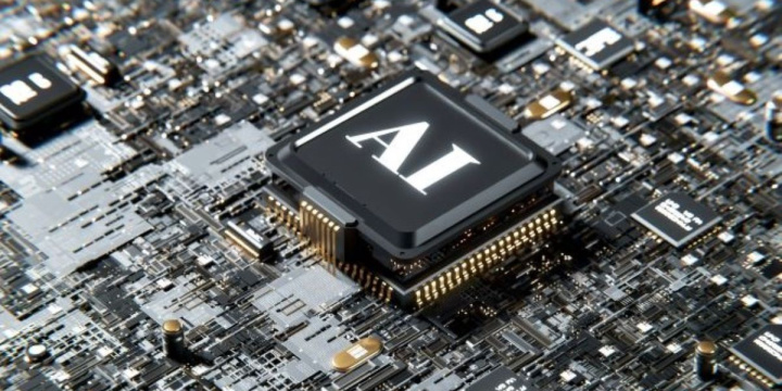 Image of a circuit board with an AI button