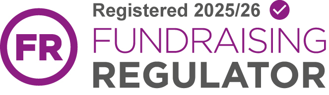 Logo showing registration with the Fundraising Regulator