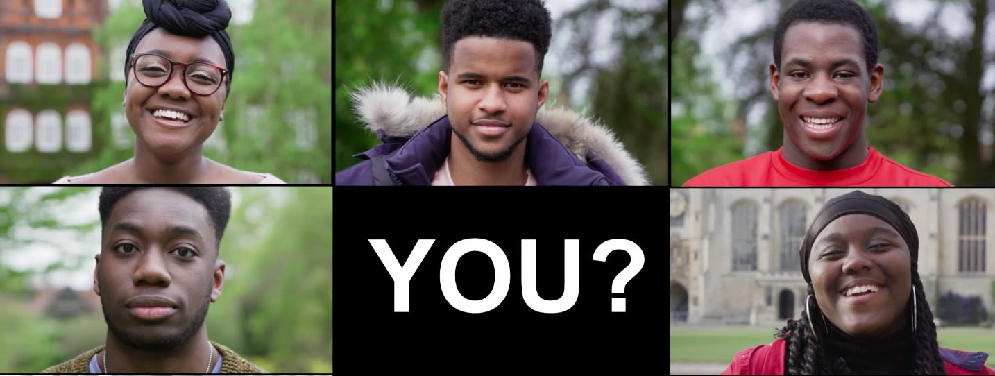 Students featured in the first Get In Cambridge campaign