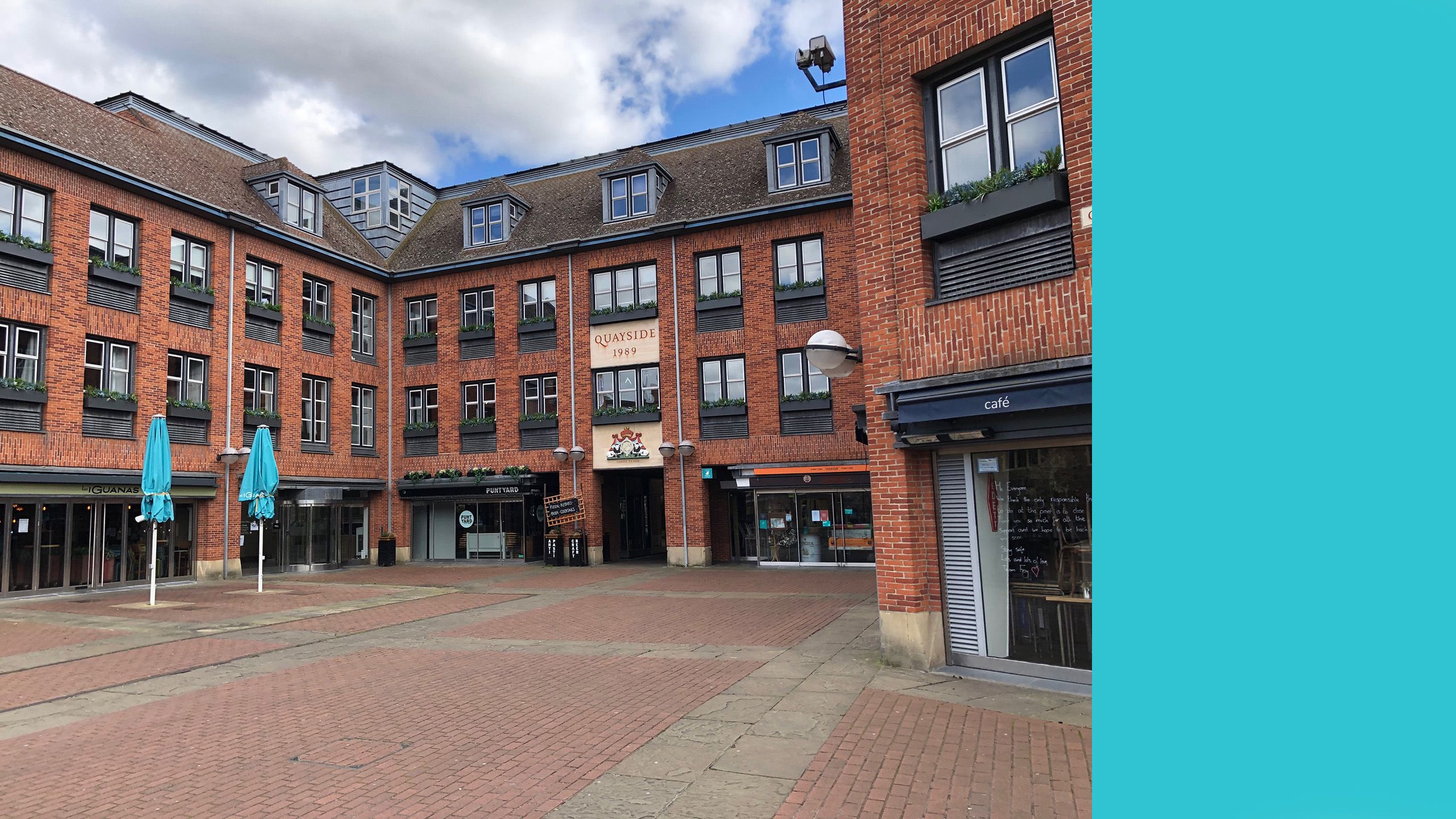 Development and Alumni Relations offices at Quayside, Cambridge, which sat empty during lockdown