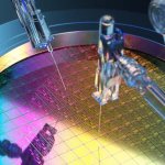 Robot arm and semiconductor