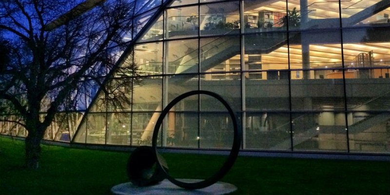 Faculty of Law at night