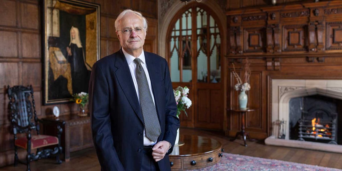Professor Sir Christopher Dobson, image credit St John's College, Cambridge