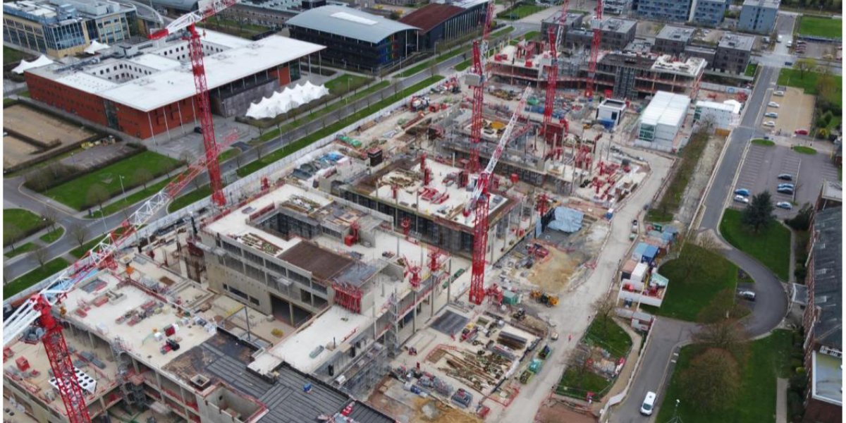 Dolby Centre under construction, May 2020