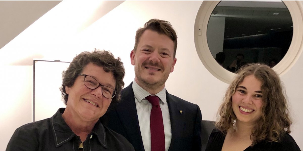 Professor Sarah Franklin, Daniel Gerring and Elisabeth Sandler