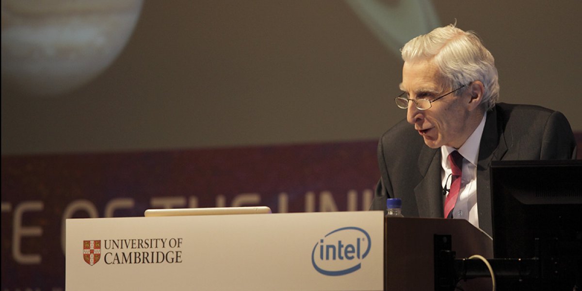 Martin Rees, co-founder of the Centre for the Study of Existential Risk, Emeritus Professor of Cosmology and Astrophysics