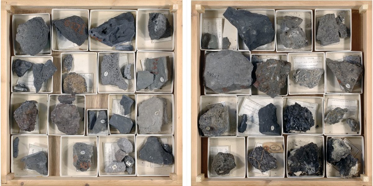 Drawers of rocks from the Terra Nova expedition, 1910–1913