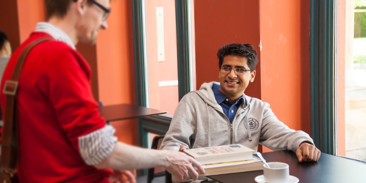 Student getting support from a non-medical helper