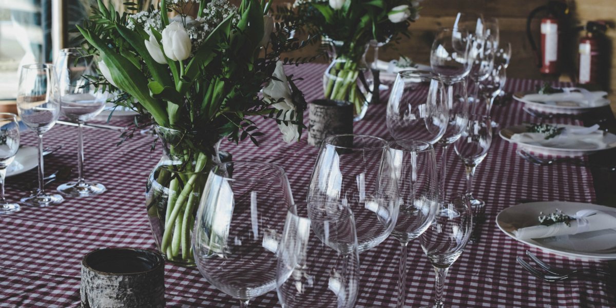 Lunch table setting