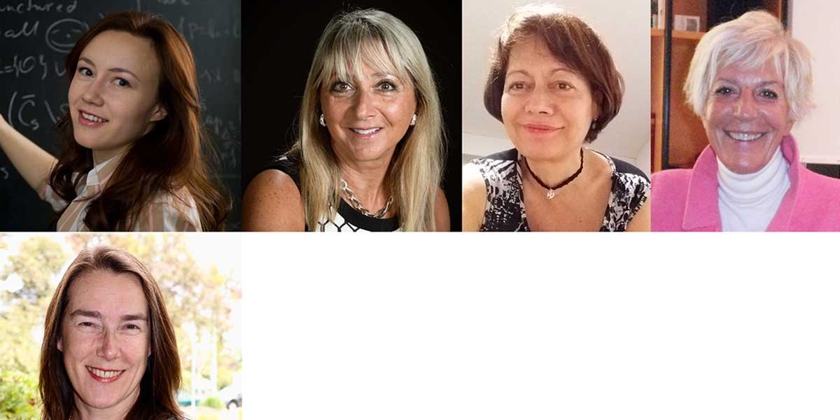 Recipients of the 2019 Kirk Distinguished Visting Fellowships: (left to right) Svitlana Mayboroda, Irene Fonseca, Claudia Sagast